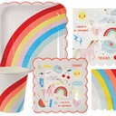 ASSIETTES "I BELIEVE IN UNICORNS" NEON