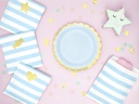 ASSIETTES BLEU PASTEL