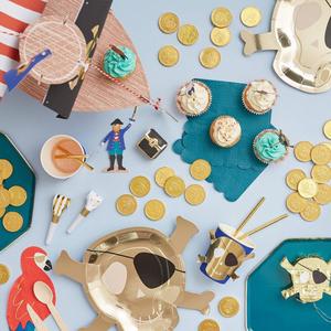 ASSIETTES PIRATES OR