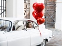 BALLON ALUMINIUM COEUR ROUGE 45CM