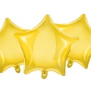 BALLON ALUMINIUM JAUNE 48CM