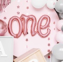 BALLON « ONE » OR ROSE