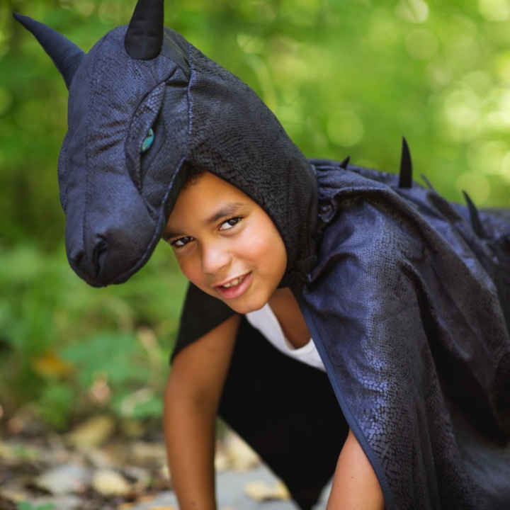 CAPE DRAGON DE DRAGON DE MINUIT 5-6ANS