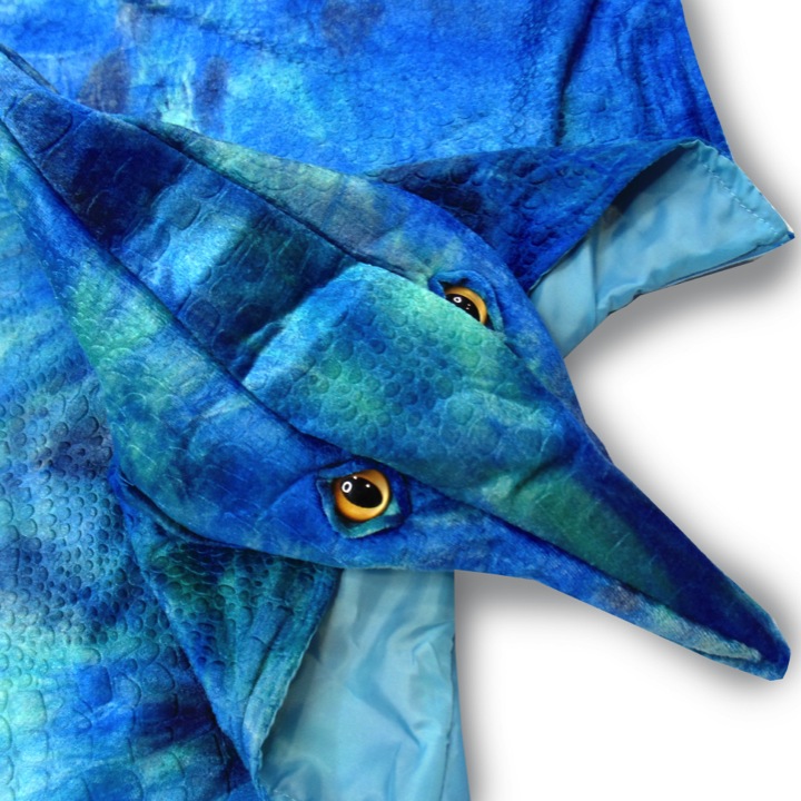 CAPE À CAPUCHE T-REX 4-6ANS