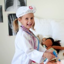 COSTUME MÉDECIN AVEC ACCESSOIRES 5-6ANS
