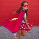 ENSEMBLE CAPE ET MASQUE TUTU SUPER-HÉROS 4-7ANS