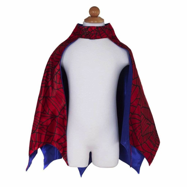 ENSEMBLE CAPE SPIDERMAN AVEC MASQUE ET POIGNETS 3-4ANS