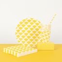 GOBELETS CITRON JAUNE