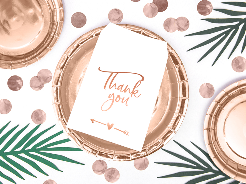 POCHETTE SURPRISE " THANK YOU" OR ROSE
