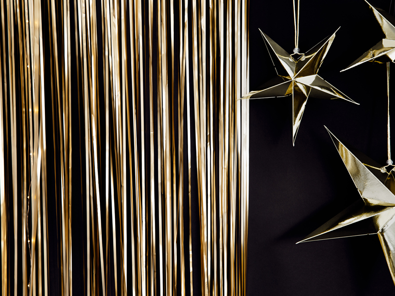RIDEAU FÊTE BRONZE