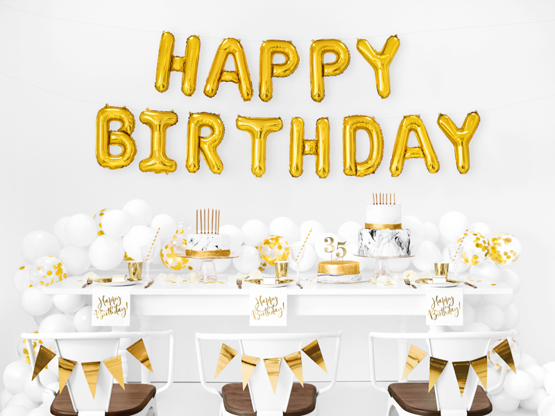 SERVIETTES HAPPY BIRTHDAY