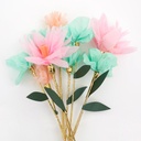 10 TIGES FLORALES OR