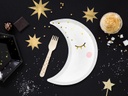 ASSIETTES BLANCHES LITTLE STAR MOON