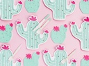 ASSIETTES CACTUS PASTEL