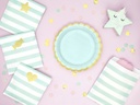 ASSIETTES MINT PASTEL