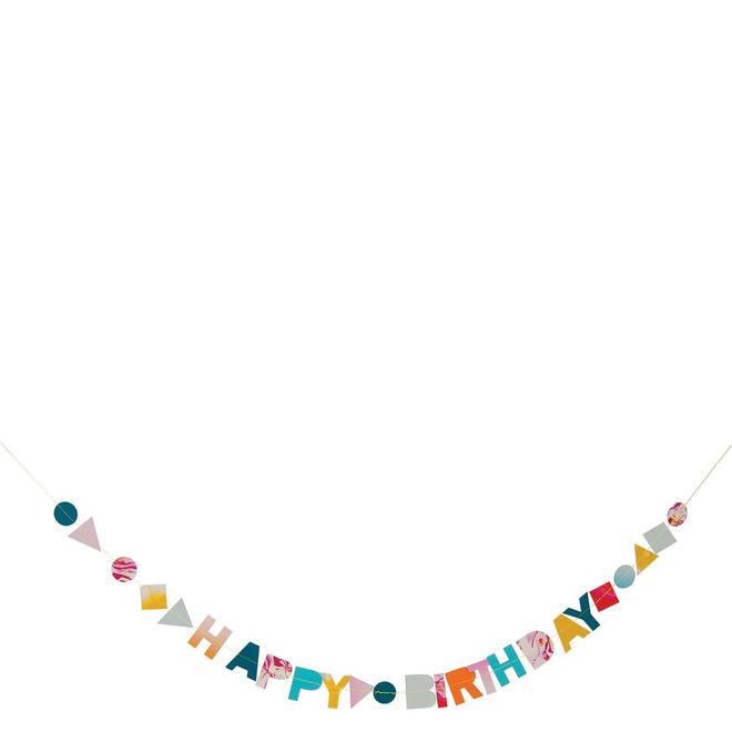 CARTE DE GUIRLANDE D’ANNIVERSAIRE