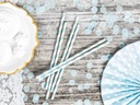 PAILLES RAYURES BLEU PASTEL