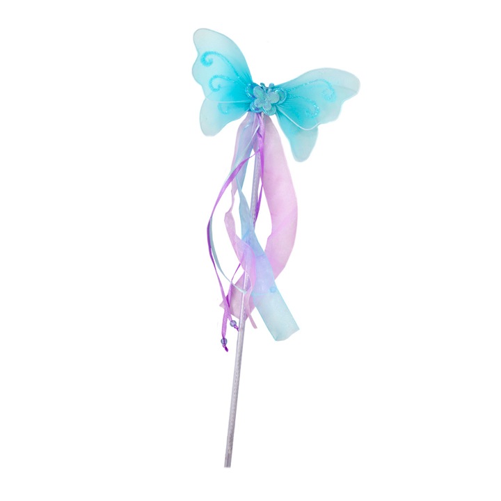 ROBE PAPILLON AVEC AILES ET BAGUETTE 4-6ans