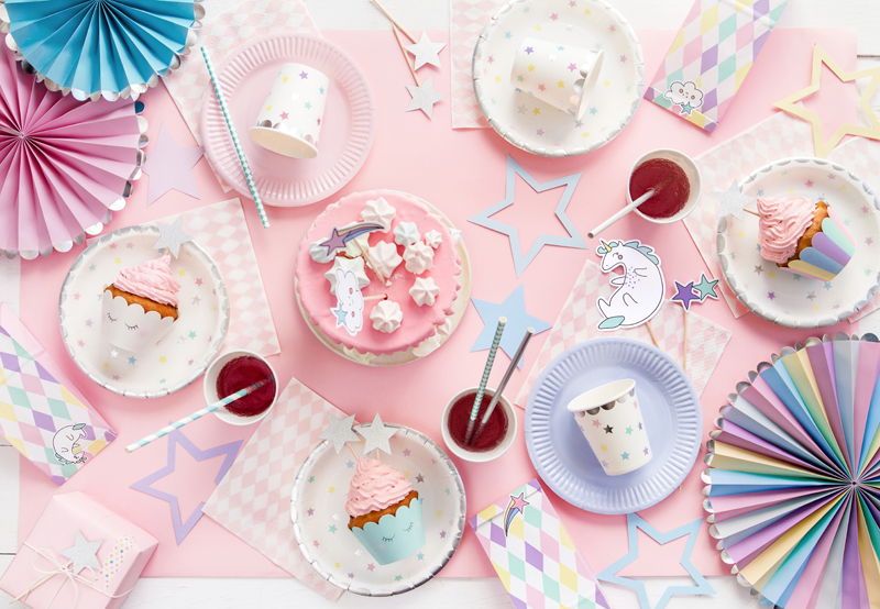 ROSETTES DECORATIVES LICORNE