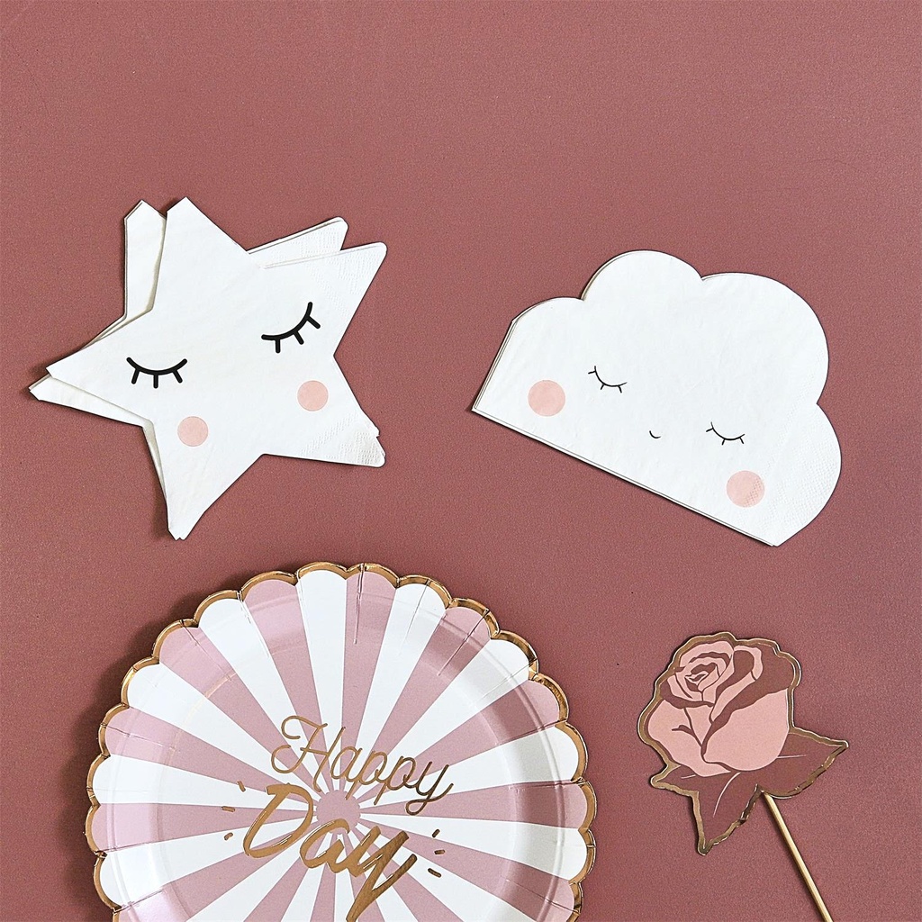 SERVIETTE EN PAPIER NUAGE