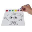 FEUILLE DE PEINTURE A L EAU X10