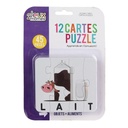 CARTE PUZZLE MOTS X12