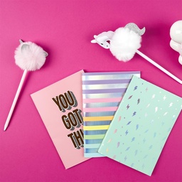 STYLO CHAT LICORNE ROSE