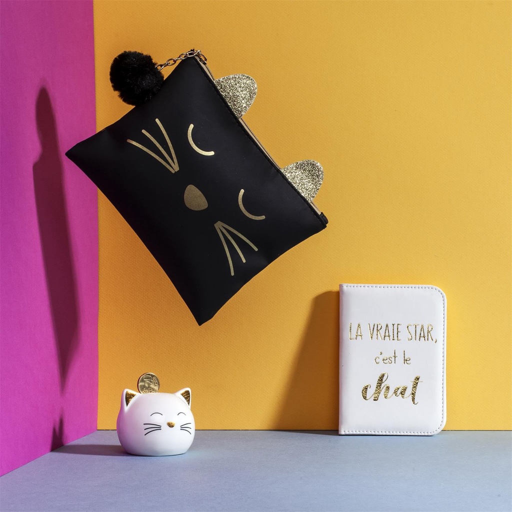 POCHETTE CHAT NOIRE