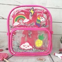 SAC A DOS GIRLY AVEC PATCH ET SEQUIN ENFANT