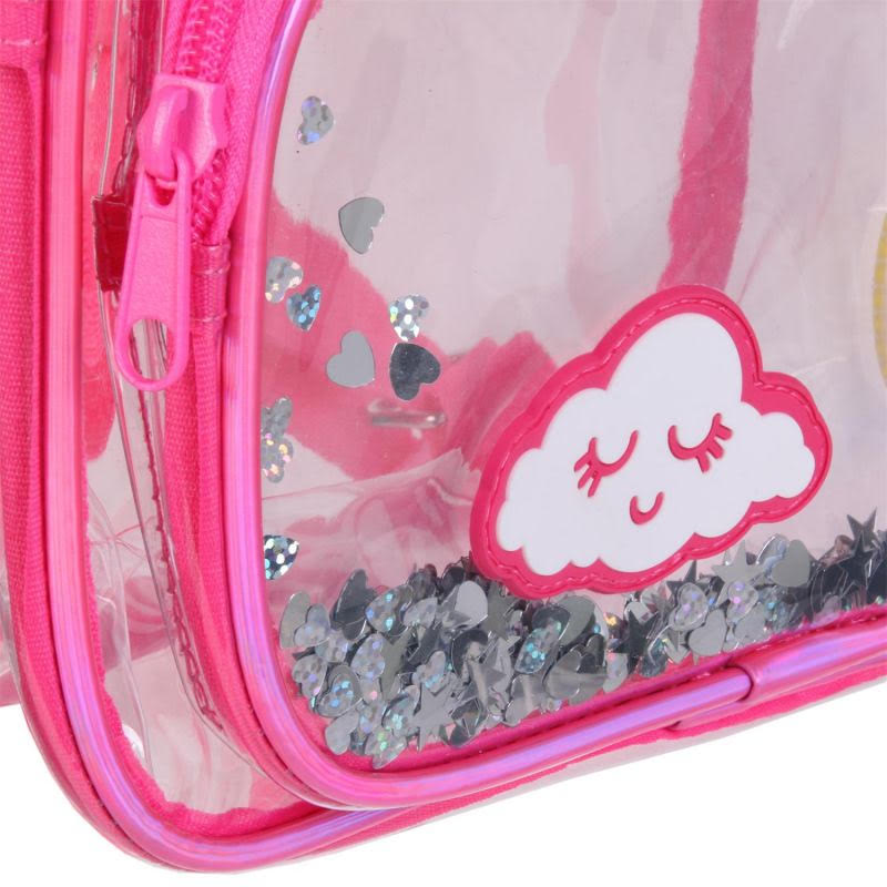SAC A DOS GIRLY AVEC PATCH ET SEQUIN ENFANT