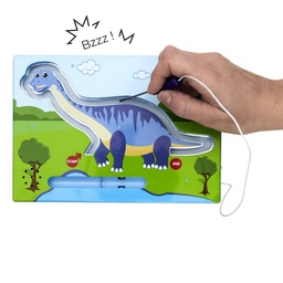JEU DU FIL CHAUD DINOSAURE