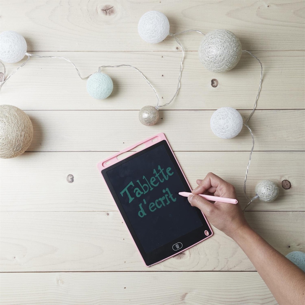 TABLETTE DE DESSIN LCD ROSE