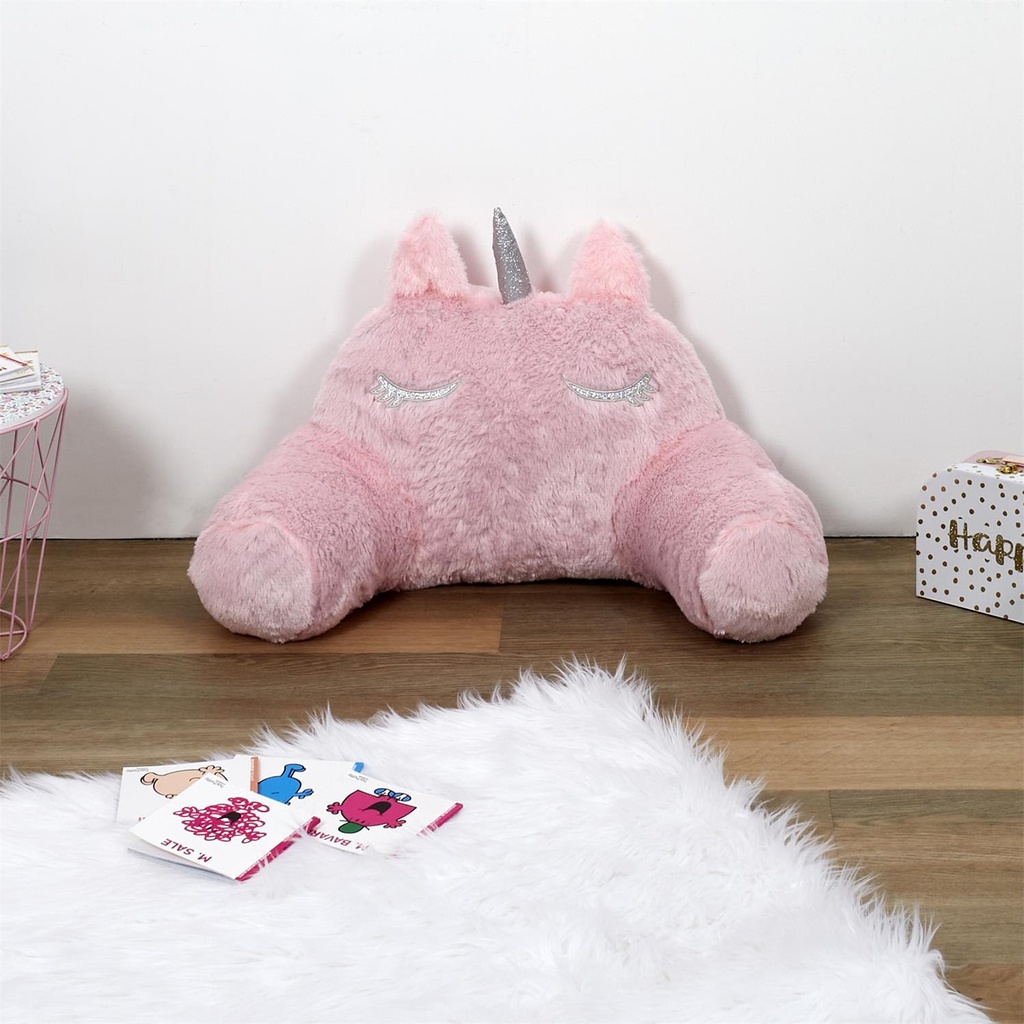 COUSSIN DE LECTURE LOMBAIRE LICORNE