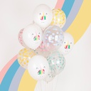 5 BALLONS MINI LICORNE
