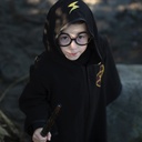 ENSEMBLE CAPE & LUNETTES DE MAGICIEN HARRY POTTER  5-7ANS