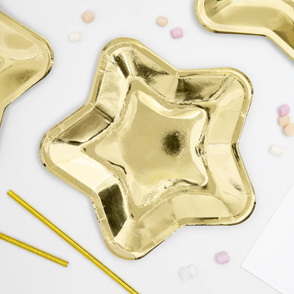 ASSIETTES ETOILE GOLD 23cm