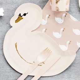 ASSIETTES LOVELY SWAN