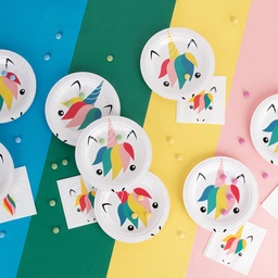 ASSIETTES MINI LICORNE