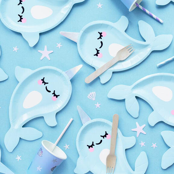 ASSIETTES NARWHAL
