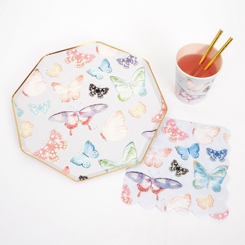 ASSIETTES PAPILLONS