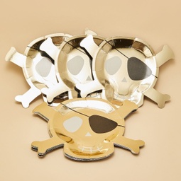 ASSIETTES PIRATES OR
