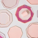 ASSIETTES ROSE IRISÉ