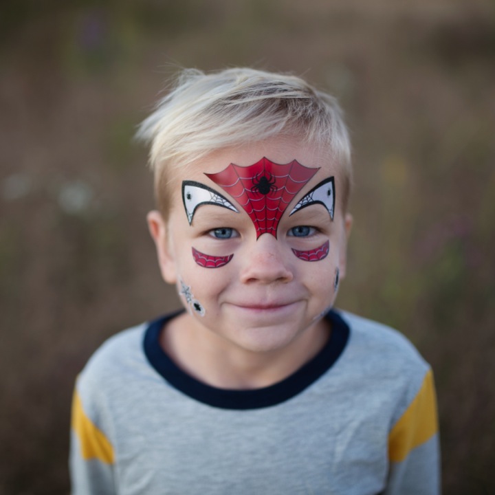 AUTOCOLLANTS VISAGE DE SPIDER