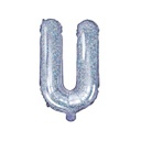 BALLON LETTRE « U » IRISÉ 35cm