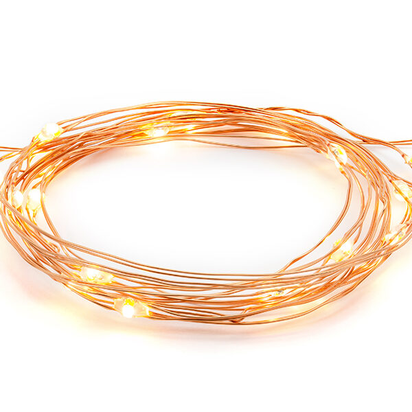 GUIRLANDE LED DECO OR ROSE