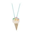 COLLIER CORNET DE GLACE POMPOM