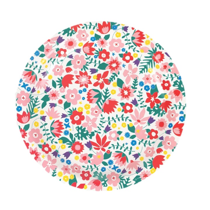 ASSIETTES FLEURS
