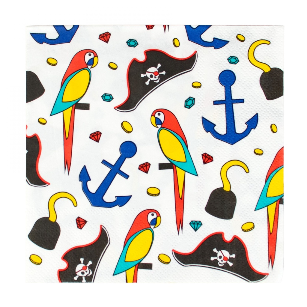 SERVIETTES PIRATES