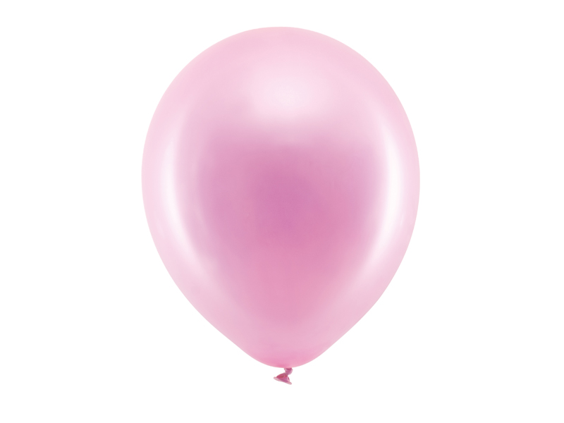 BALLON ROSE MÉTALLISÉ