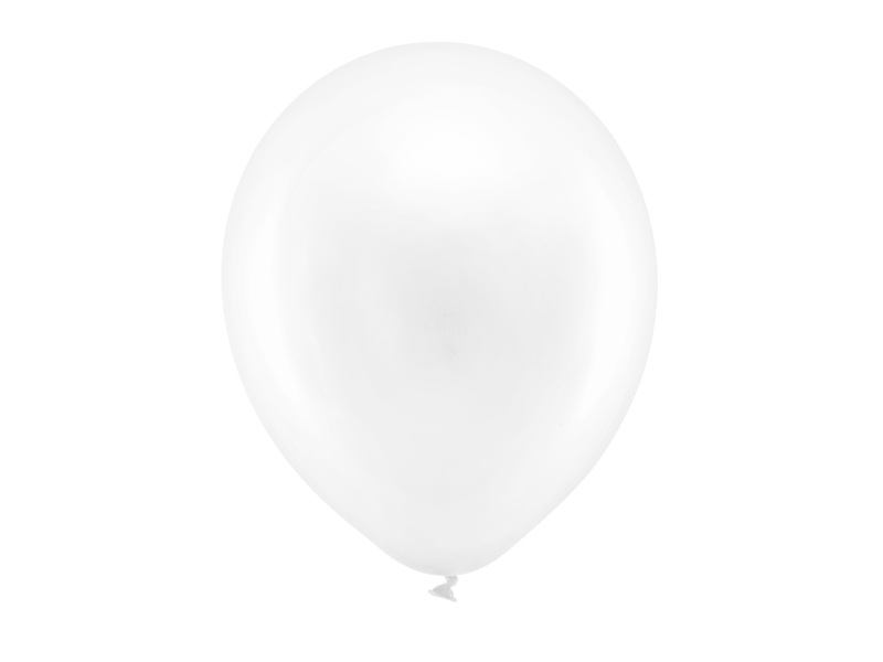 BALLON BLANC MÉTALLISÉ